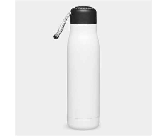 Вакуумная бутылка для питья ROBUSTA, Белый, изображение 3