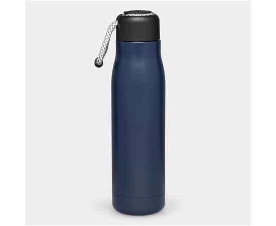 Вакуумная бутылка для питья ROBUSTA, Тёмно-синий, изображение 3