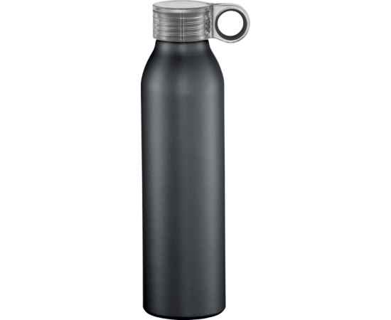 Спортивная алюминиевая бутылка Grom, Чёрный, изображение 3