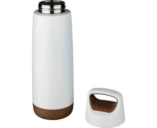 Спортивная медная бутылка с вакуумной изоляцией Valhalla объемом 600 мл, Белый, изображение 2