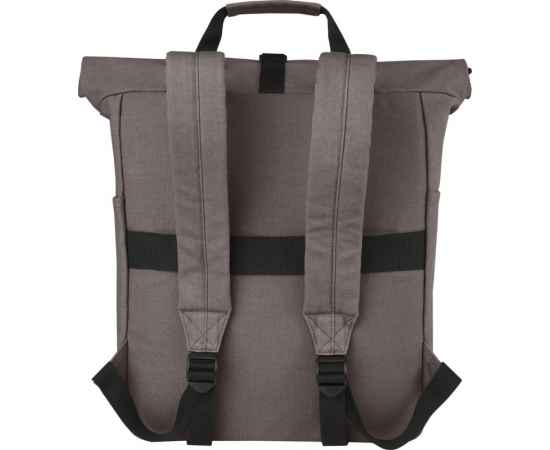 Рюкзак для 15-дюймового ноутбука Joey со сворачивающимся верхом, Серый, изображение 2