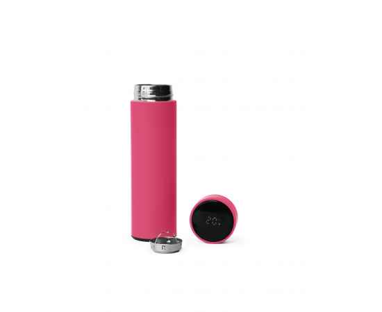 Термос MARK LED soft touch, Розовый, изображение 3