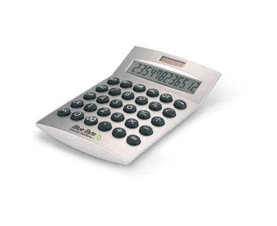 Калькулятор, тускло-серебряный, изображение 2