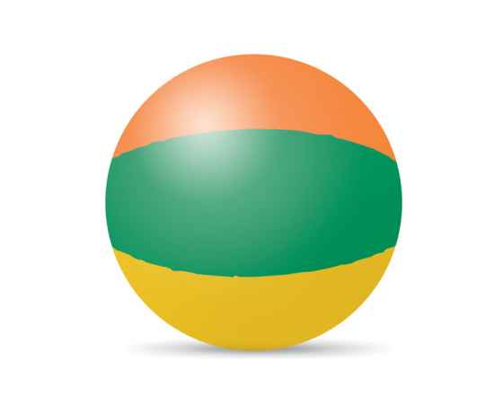 Мяч надувной пляжный, многоцветный, Цвет: многоцветный, Размер: 23.5 см, изображение 2