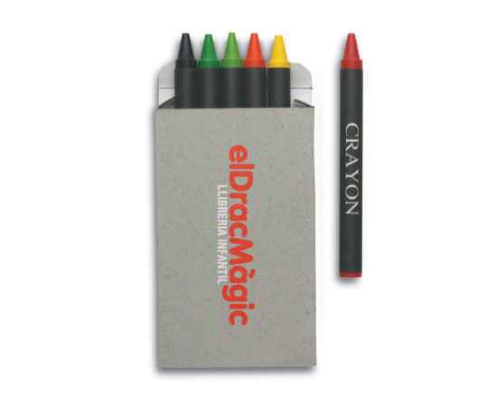 Набор восковых карандашей, многоцветный, изображение 6