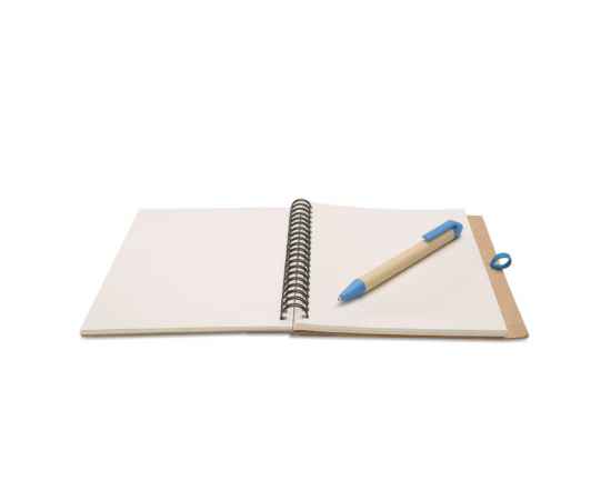 Блокнот с ручкой, синий, Цвет: синий, Размер: 18x13x0.7 см, изображение 8