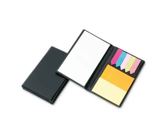 Стикеры цветные и блокнот, черный, изображение 2