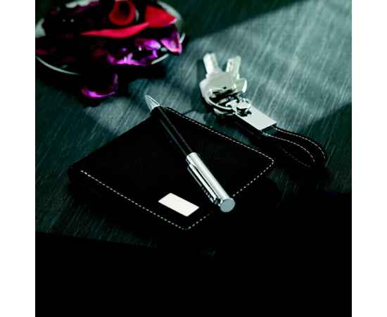 Набор: ручка, брелок и портмоне, черный, изображение 2