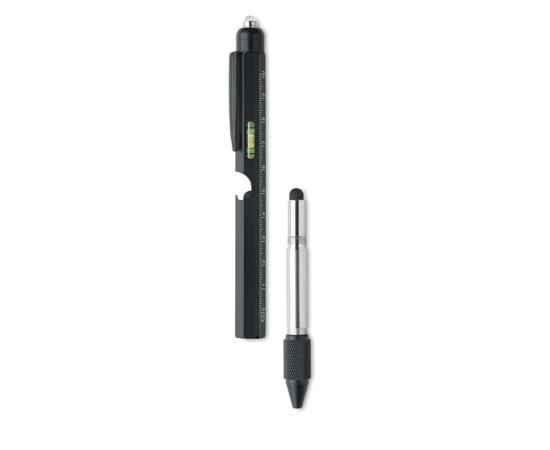Ручка с линейкой и уровнем, черный, Цвет: черный, Размер: 1.6x16 см, изображение 8