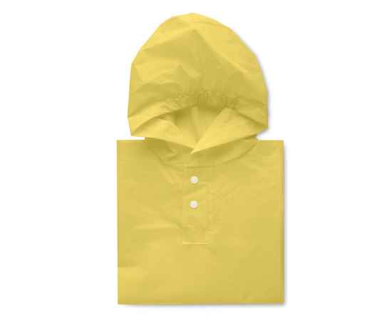 Дождевик с капюшоном, желтый, Цвет: желтый, Размер: 87x79 см