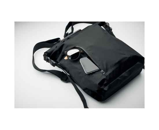 Рюкзак водонепроницаемый, черный, Цвет: черный, Размер: 37x55 см, изображение 2