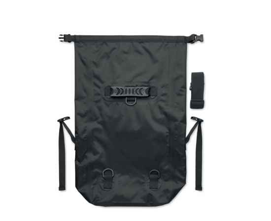 Рюкзак водонепроницаемый, черный, Цвет: черный, Размер: 37x55 см, изображение 4