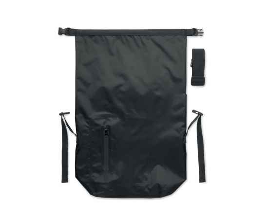 Рюкзак водонепроницаемый, черный, Цвет: черный, Размер: 37x55 см, изображение 8