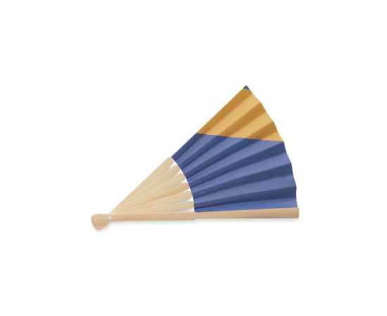 Веер, синий, Цвет: синий, Размер: 21x2.4x1 см, изображение 6