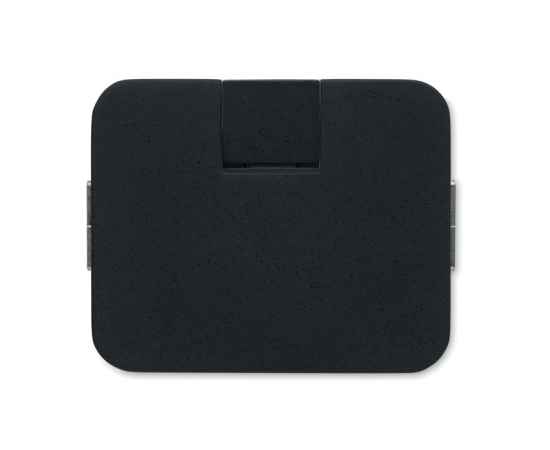 4-портовый USB-хаб, черный, Цвет: черный, Размер: 5.3x4.3x1 см, изображение 6