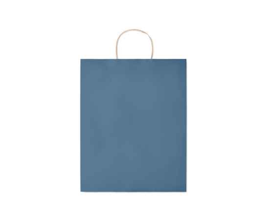 Подарочный пакет больш 90 г/м&#178;, синий, Цвет: синий, Размер: 32x12x40 см, изображение 2