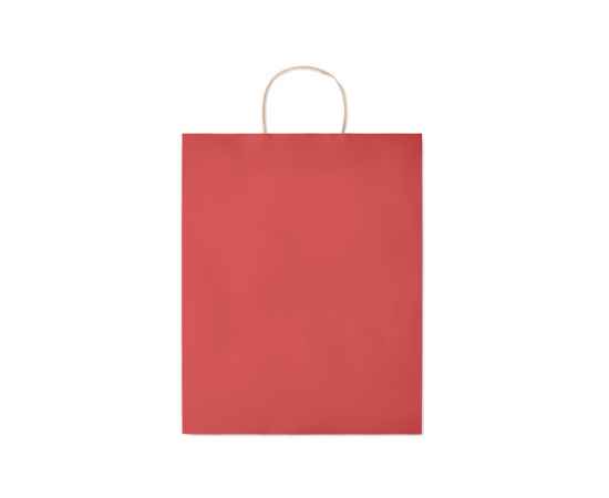 Подарочный пакет больш 90 г/м&#178;, красный, Цвет: красный, Размер: 32x12x40 см, изображение 5