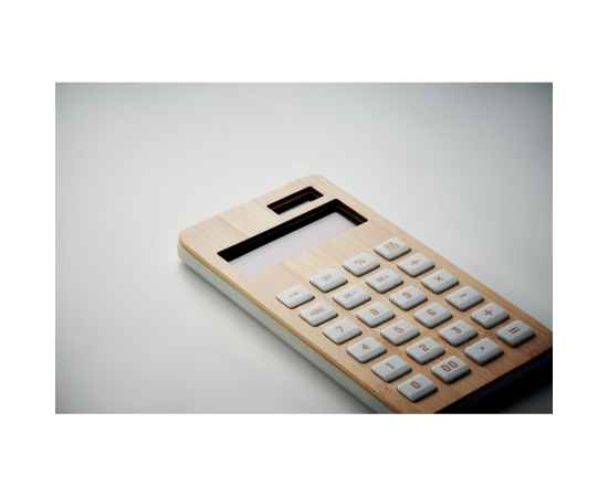 Калькулятор 12-разрядн бамбук, древесный, изображение 10