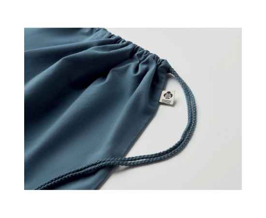 Рюкзак на шнурках, синий, Цвет: синий, Размер: 37x41 см, изображение 2