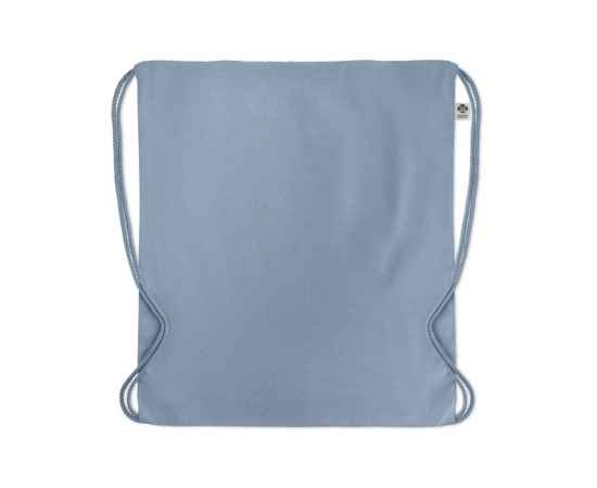 Рюкзак на шнурках, голубой, Цвет: небесно-голубой, Размер: 37x41 см, изображение 3