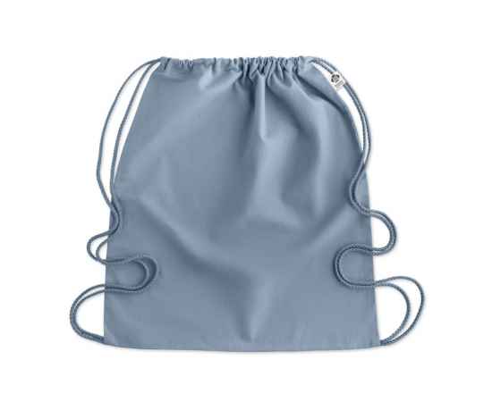Рюкзак на шнурках, голубой, Цвет: небесно-голубой, Размер: 37x41 см, изображение 4