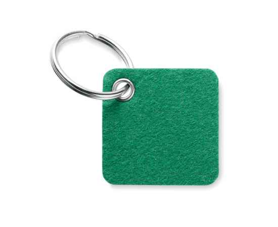 Брелок из войлока, зеленый, Цвет: зеленый-зеленый, Размер: 5x4x0.3 см, изображение 4