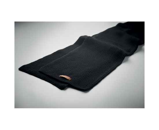 Шапка, шарф и перчатки, черный, изображение 3