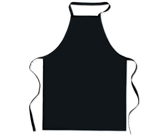 Кухонный фартук из хлопка, черный, Цвет: черный, Размер: 65x90 см, изображение 9