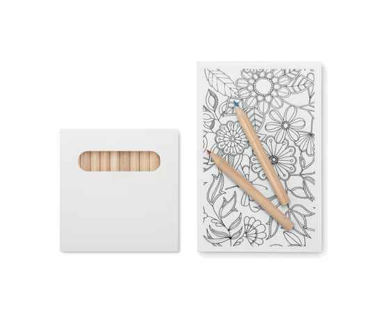 Набор карандашей, белый, изображение 4