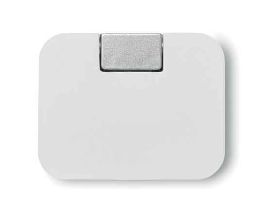 USB разветвитель, белый, Цвет: белый, Размер: 5x4.1x1 см, изображение 3
