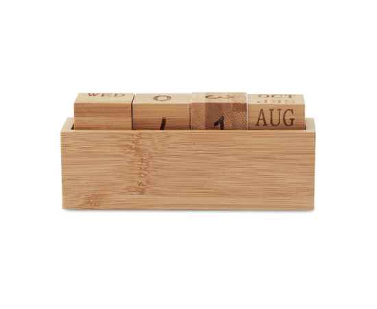 Календарь бамбуковый, древесный, изображение 4