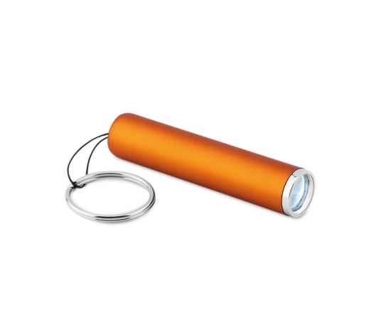 Фонарик пластиковый с подсветко, оранжевый, Цвет: оранжевый, Размер: 1.3x6.5 см, изображение 4