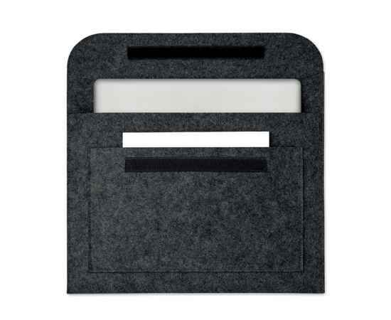 Чехол для ноутбука из фетра, каменный серый, Цвет: темно-серый, Размер: 37x26 см, изображение 8
