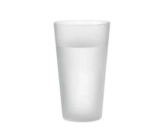 Reusable event cup 500ml, прозрачно-белый, Цвет: прозрачно-белый, Размер: 8x14 см, изображение 5