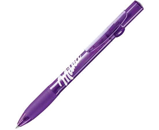 ALLEGRA LX, ручка шариковая, прозрачный сиреневый, пластик, Цвет: фиолетовый, изображение 2