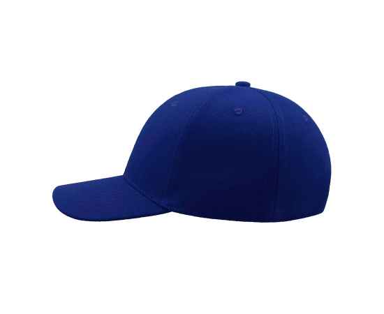 Бейсболка 'LIBERTY SIX', 6 клиньев, застежка на липучке, ярко-синий, 100% хлопок, плотность 250 г/м2, Цвет: синий, изображение 2