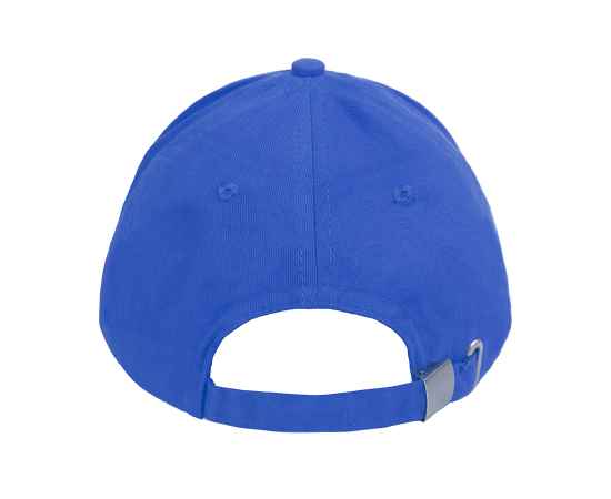 Бейсболка 'Optima S', 5 клиньев, металлическая застежка, ярко-синий, 100% хлопок, плотность 175 г/м2, Цвет: синий, изображение 3