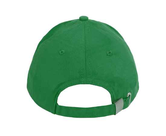 Бейсболка 'Optima S', 5 клиньев, металлическая застежка, ярко-зелён, 100% хлопок, плотность 175 г/м2, Цвет: зеленый, изображение 3