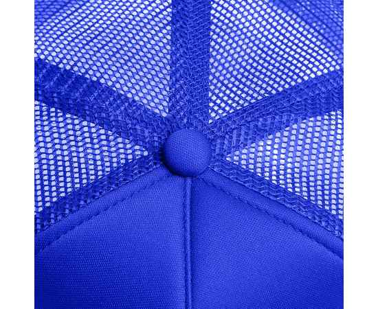 Бейсболка 'Flick', 5 клиньев, пласт. застежка, ярко-синий, 100% полиэстер, 180 г/м2, Цвет: ярко-синий, изображение 5