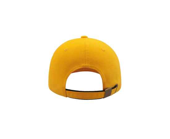Бейсболка 'PIPING SANDWICH', 6 клиньев,  металлическая застежка,  желтый, 100% хлопок, 320 г/м2, Цвет: желтый, изображение 4