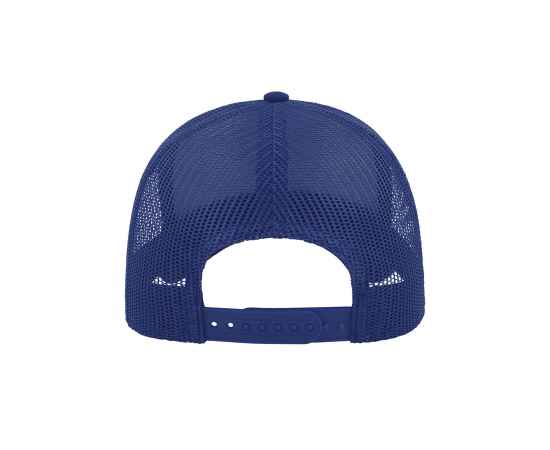 Бейсболка 'RAPPER COTTON', 5 клиньев, синий, пластиковая застежка, 100% хлопок, 100% п/э, 180 гр/м2, Цвет: синий, изображение 2