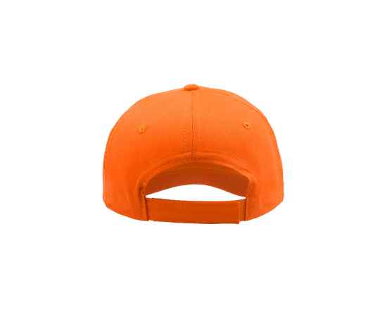 Бейсболка 'START FIVE', 5 клиньев, застежка на липучке, оранжевыйй, 100% хлопок, плотность 160 г/м2, Цвет: оранжевый, изображение 4