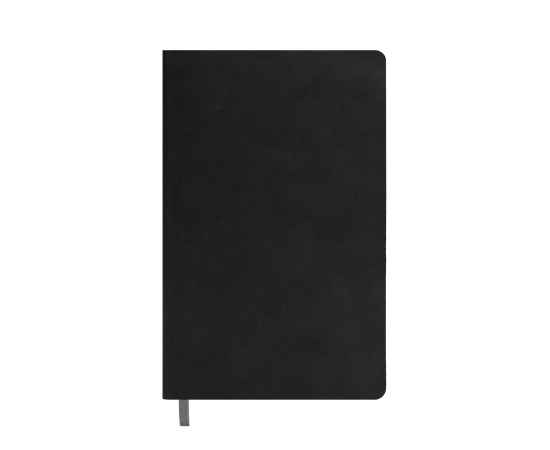 Бизнес-блокнот ALFI, A5, черный, мягкая обложка, в линейку, Цвет: Чёрный, изображение 2