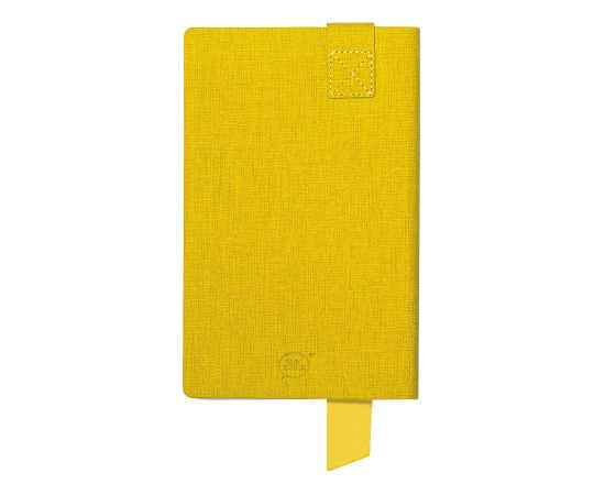 Бизнес-блокнот А5  'Provence', желтый , мягкая обложка, в клетку, Цвет: желтый, изображение 3