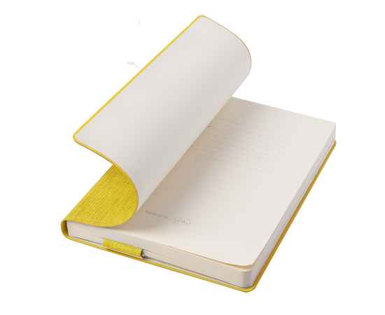 Бизнес-блокнот А5  'Provence', желтый , мягкая обложка, в клетку, Цвет: желтый, изображение 4
