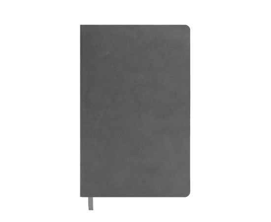 Бизнес-блокнот ALFI, A5, серый, мягкая обложка, в линейку, Цвет: серый, изображение 2