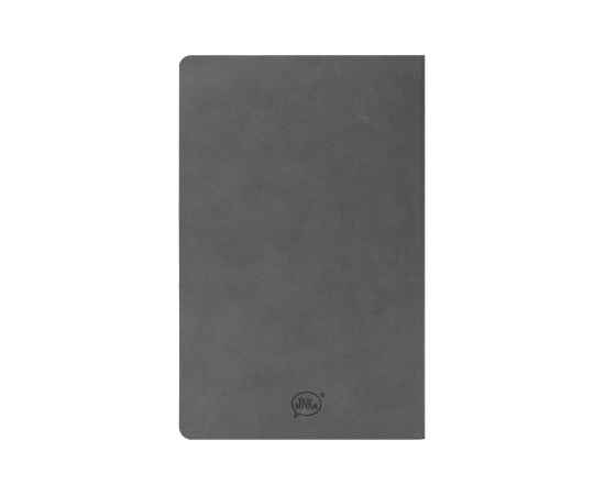 Бизнес-блокнот ALFI, A5, серый, мягкая обложка, в линейку, Цвет: серый, изображение 3