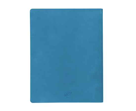 Бизнес-блокнот 'Biggy', B5 формат, голубой, серый форзац, мягкая обложка, в клетку, Цвет: голубой, изображение 3