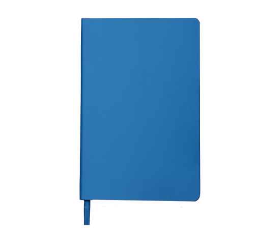 Ежедневник недатированный SIMPLY FLEX, А5,  голубой, кремовый блок, в линейку, Цвет: голубой, изображение 2