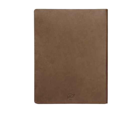 Бизнес-блокнот 'Biggy', B5 формат, коричневый, серый форзац, мягкая обложка, в клетку, Цвет: коричневый, изображение 3